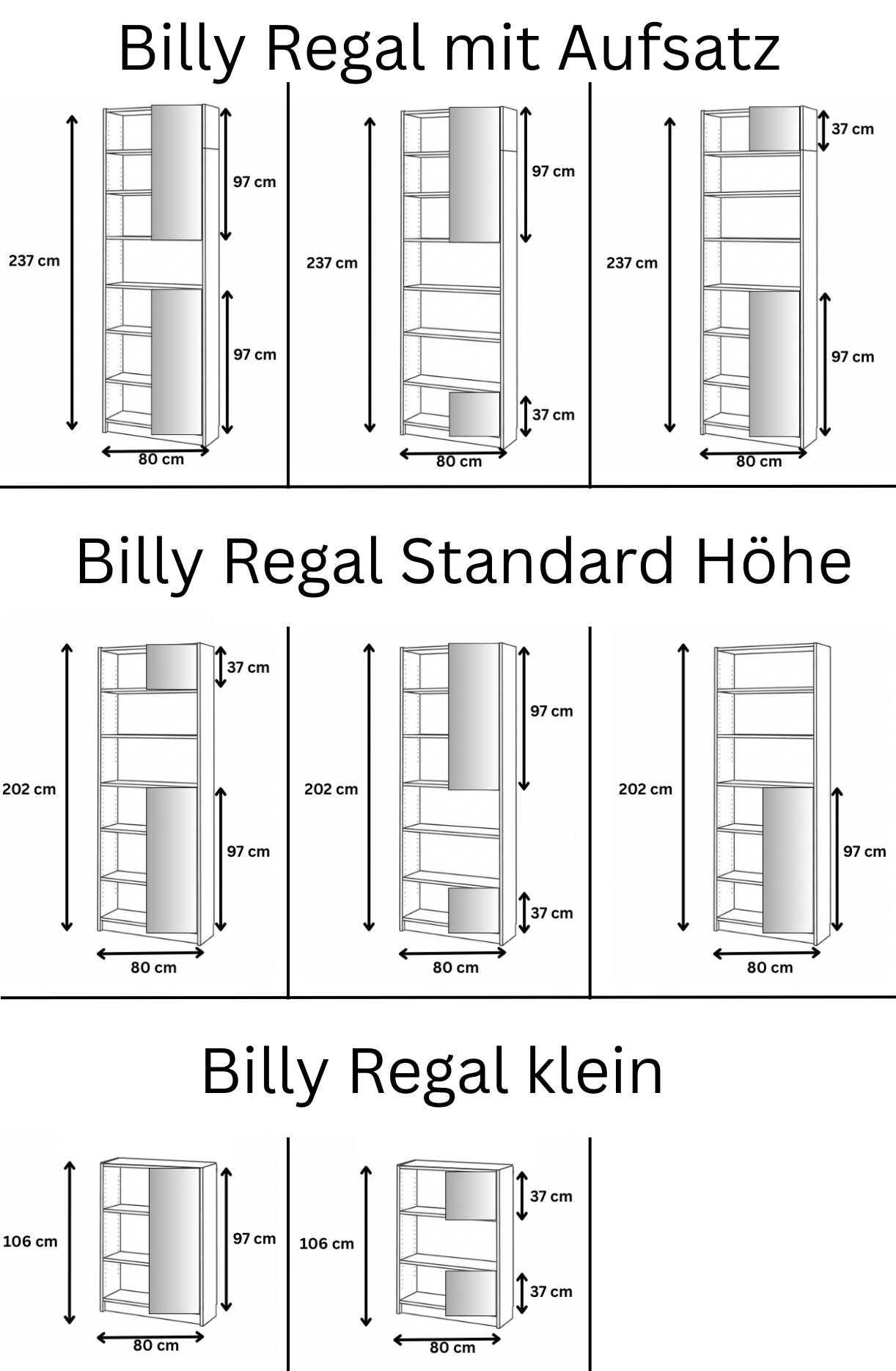 geriffelte Tür in Eiche