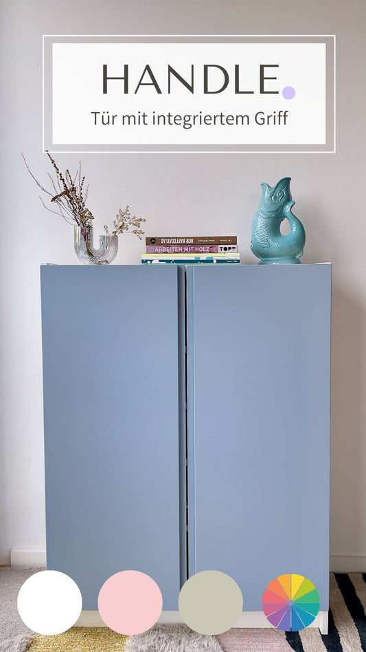 glatte Tür mit integriertem Griff