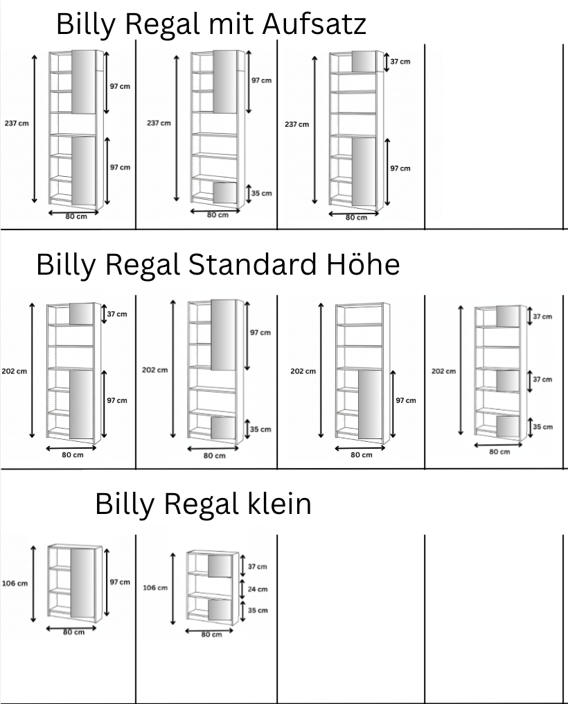 glatte Tür mit integriertem Griff