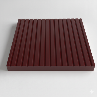 vertikal geriffelte Tür