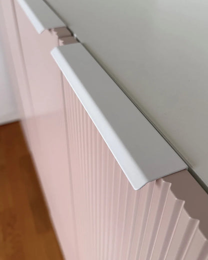 versteckter Möbelgriff 20cm, weiß