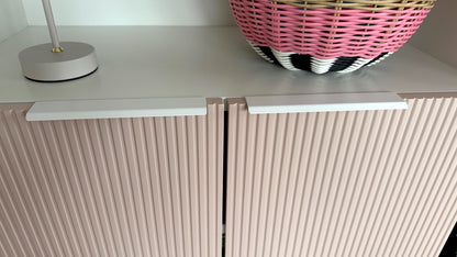 versteckter Möbelgriff 20cm, weiß
