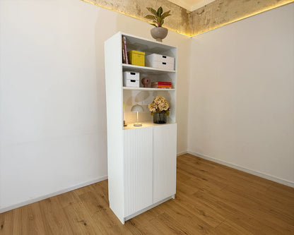 rund geriffelte Tür