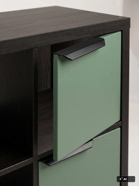 Concealed Furniture Handle 20cm, Black