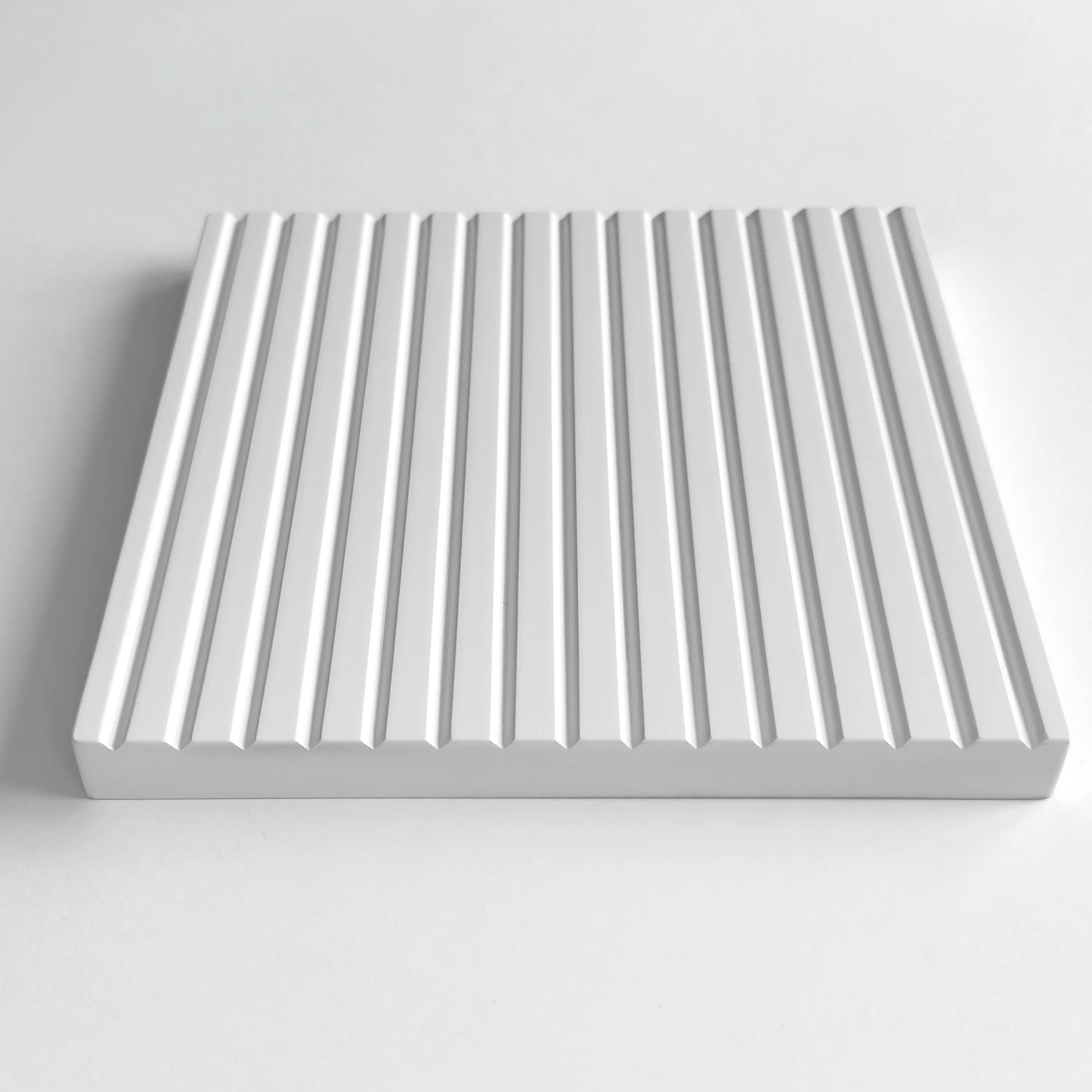 vertically ribbed door