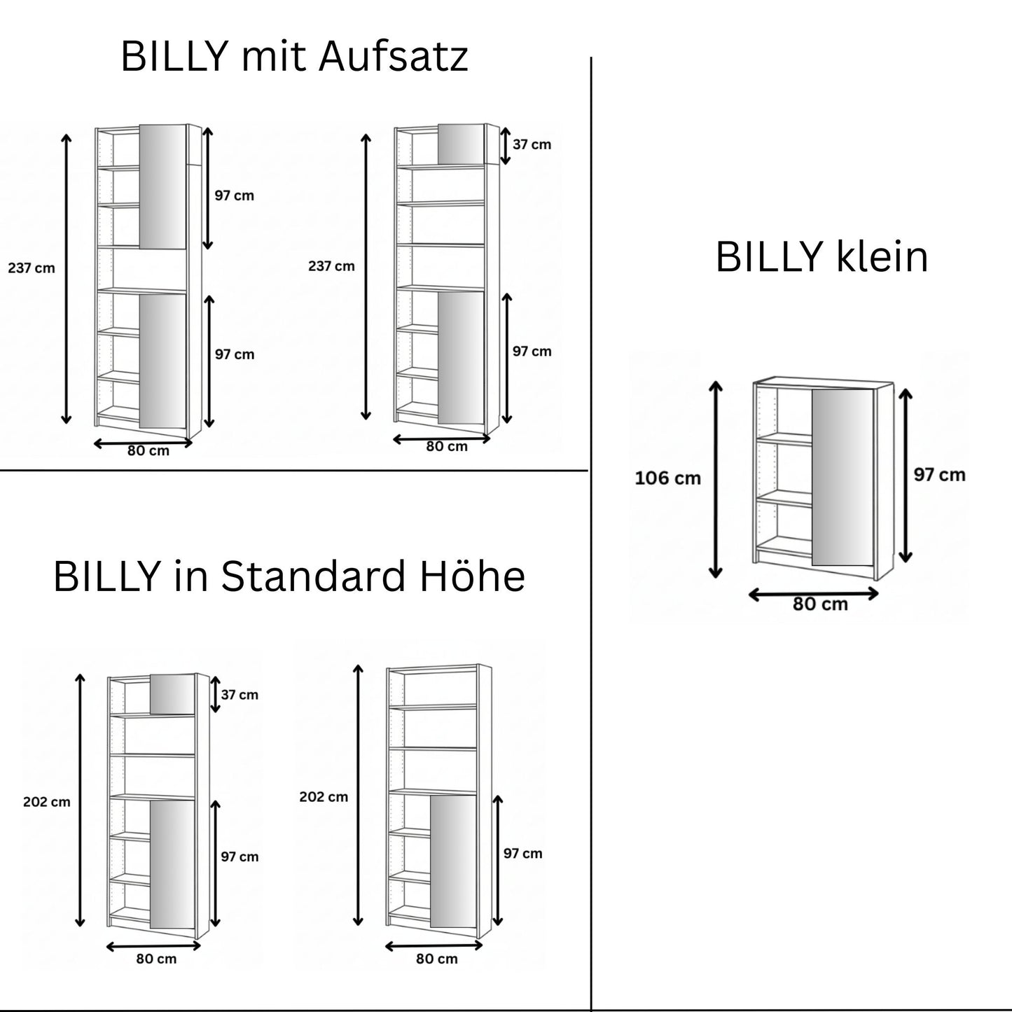 PURE : Tür mit integriertem Griff