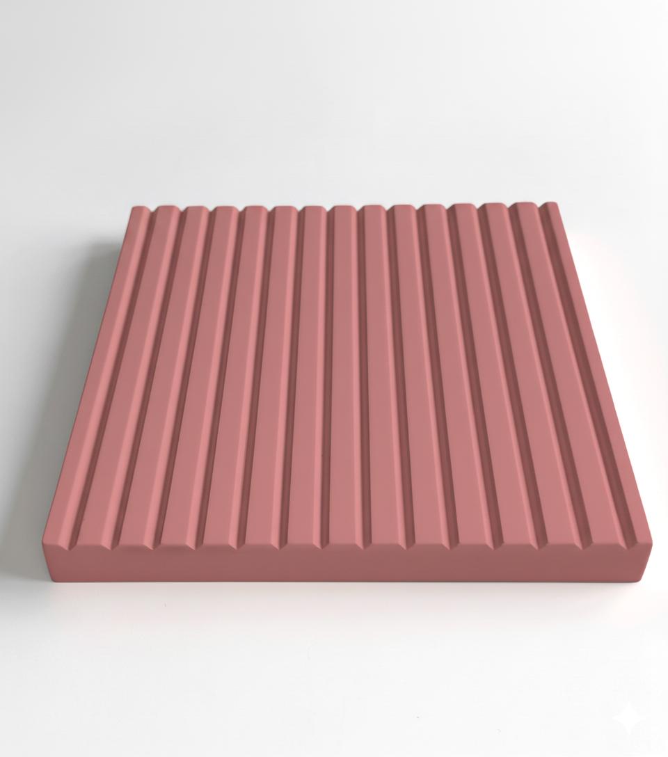 vertikal geriffelte Tür