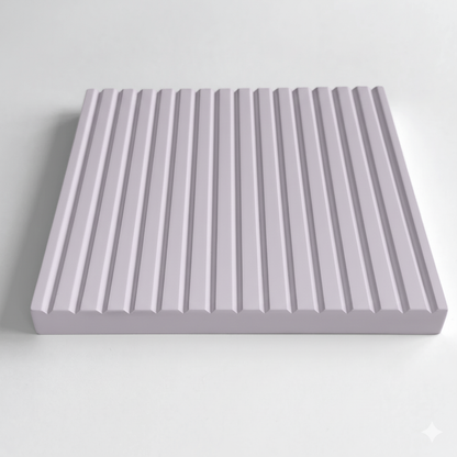 vertikal geriffelte Tür